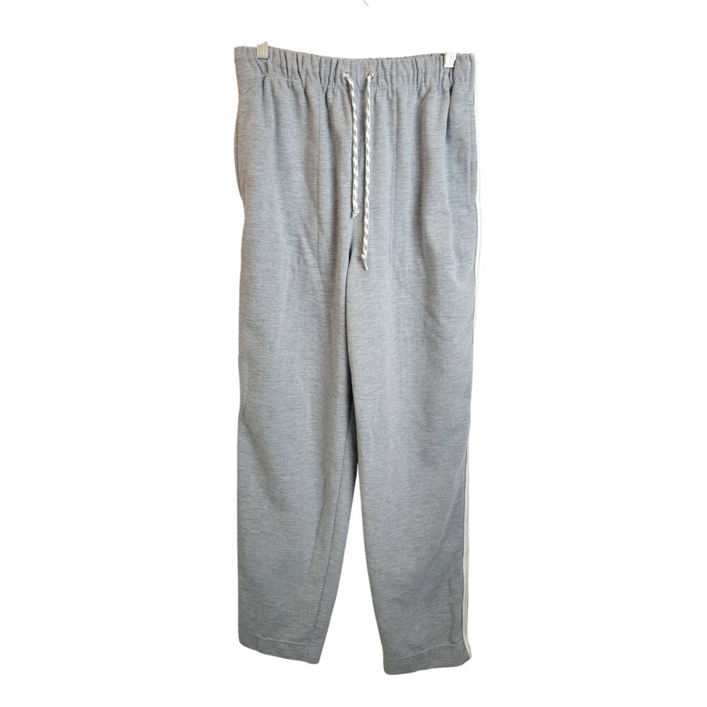 VTG Lavon Gray Straight Leg Drawstring Activewear Sweatpants Women's Size Medium